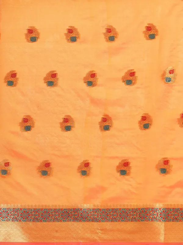 Gold_Organza_Silk_Saree