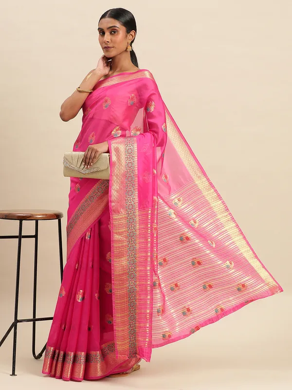 Rani_Organza_Silk_Saree