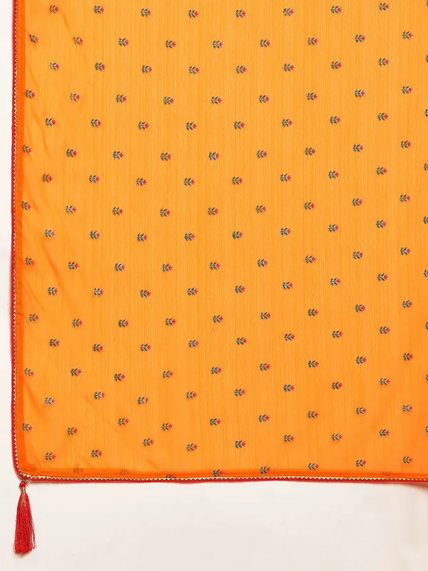 Orange_Zomato_Foil_Work_Digital_Blouse__Beautiful_Saree