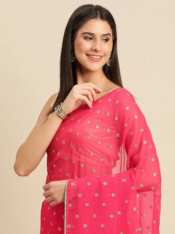 Pink_Zomato_Foil_Work_Digital_Blouse__Beautiful_Saree