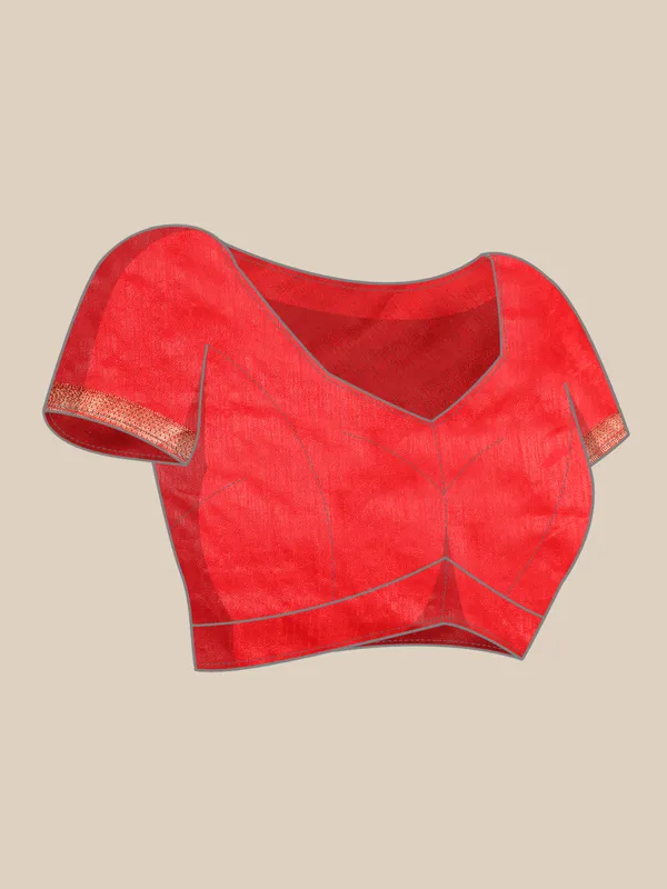 Indian_Women_Red_Vichitra_Silk_Fancy_Border