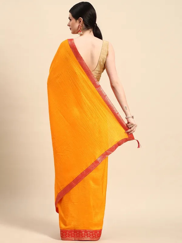 Indian_Women_Yellow_Vichitra_Silk_Fancy_Border
