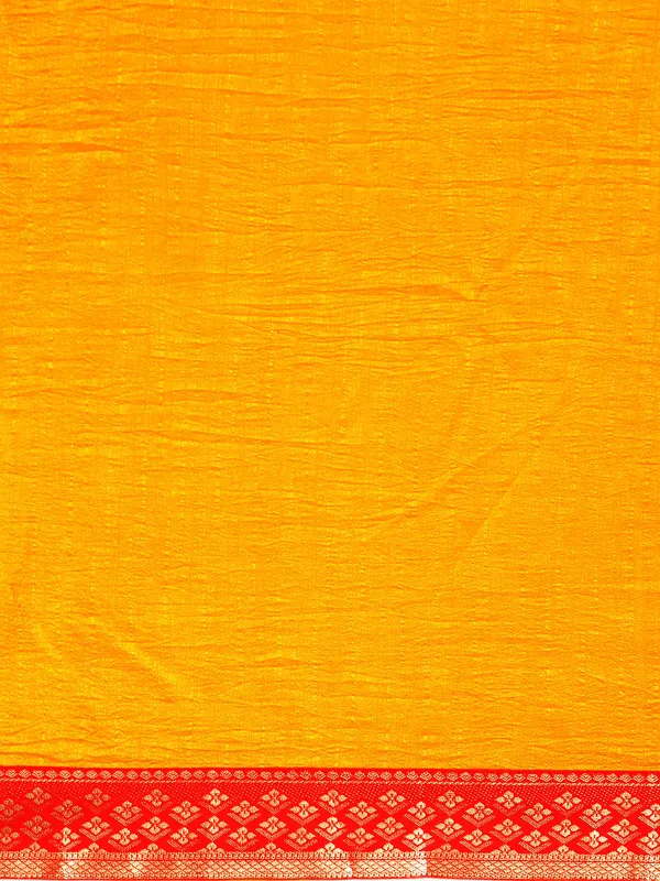 Indian_Women_Yellow_Vichitra_Silk_Fancy_Border
