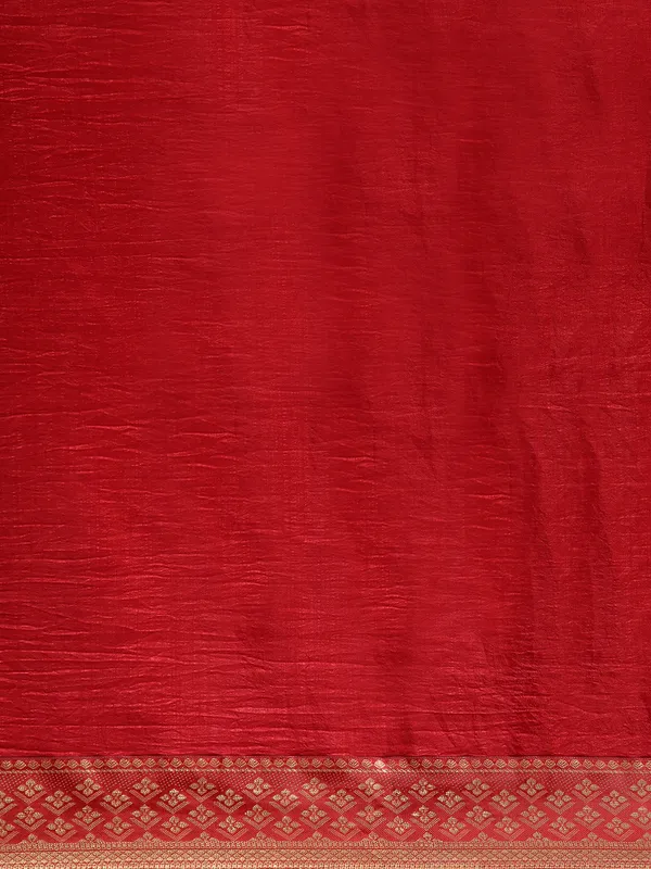 Indian_Women_Maroon_Vichitra_Silk_Fancy_Border
