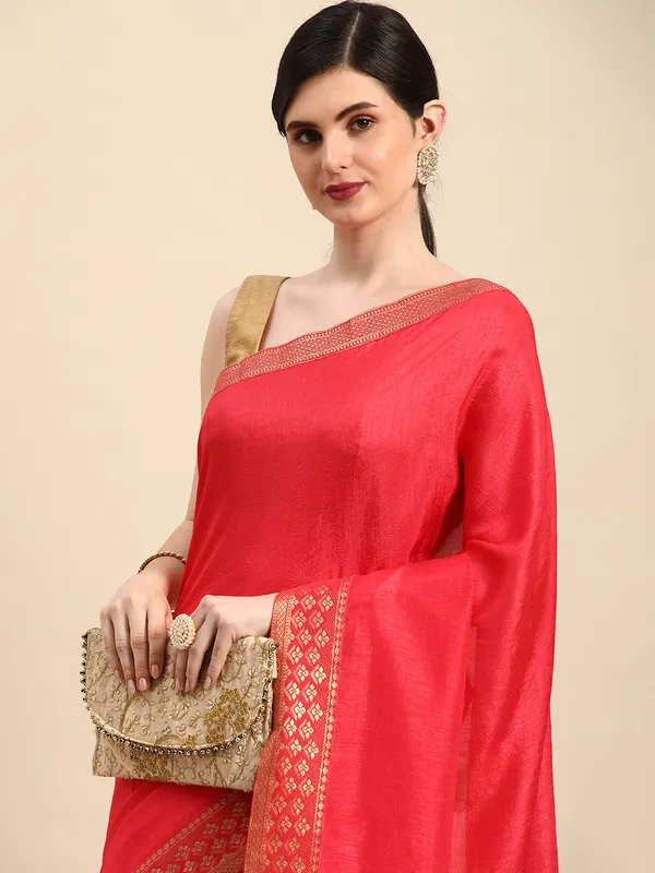 Indian_Women_Pink_Vichitra_Silk_Fancy_Border