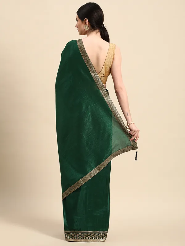 Indian_Women_Green_Vichitra_Silk_Fancy_Border