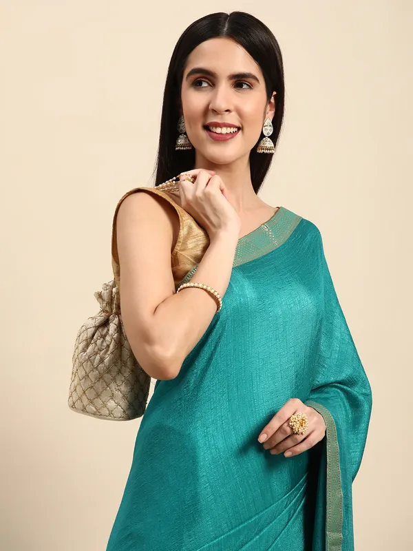Green__Shahi_Silk_Full_Saree_Fancy_Border