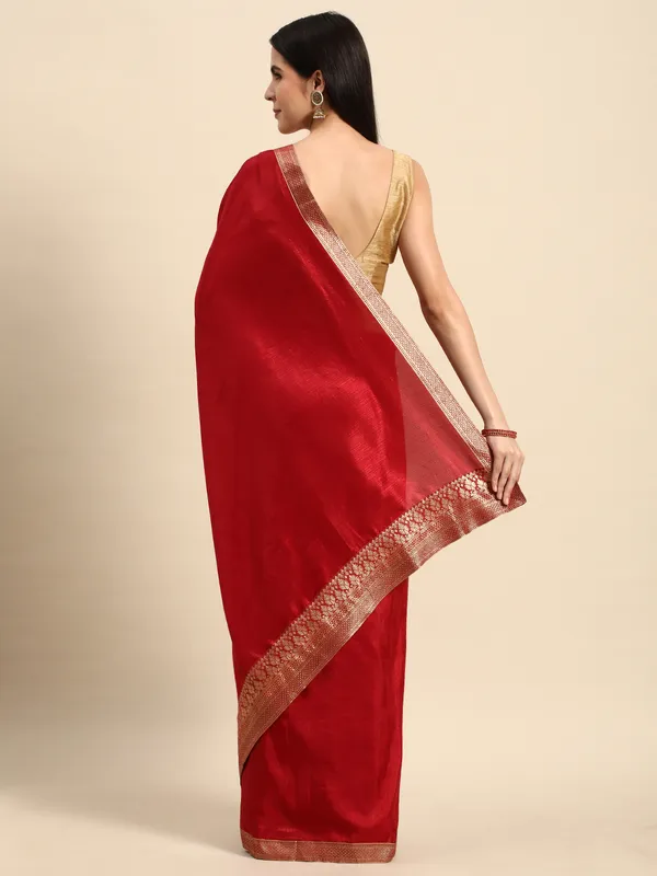 Maroon__Shahi_Silk_Full_Saree_Fancy_Border