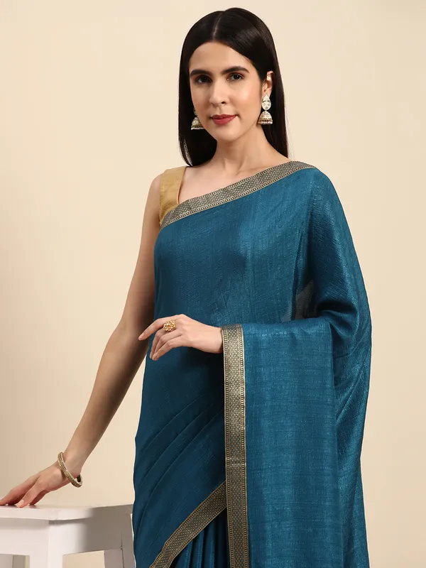 Blue_Shahi_Silk_Full_Saree_Fancy_Border