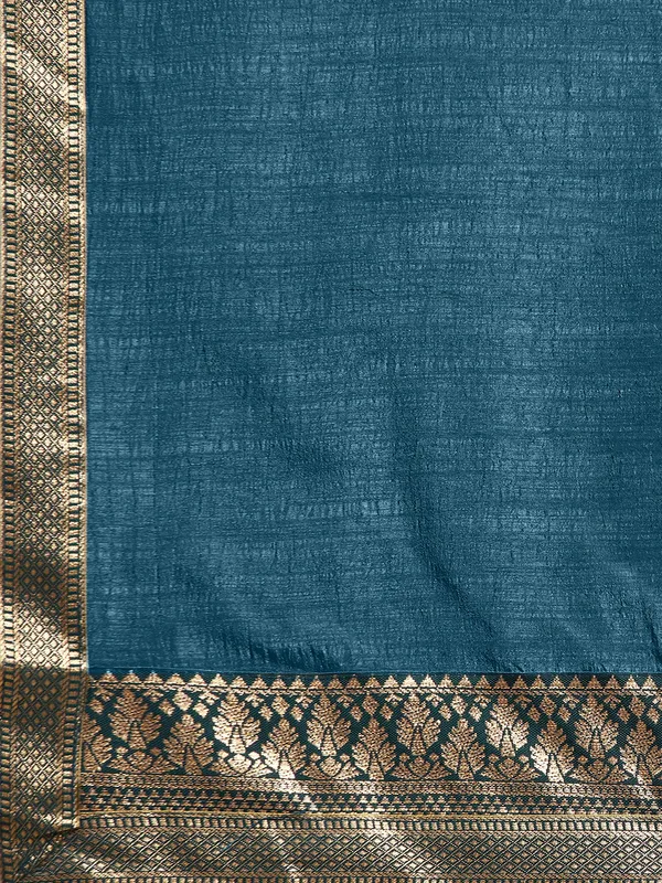 Blue_Shahi_Silk_Full_Saree_Fancy_Border