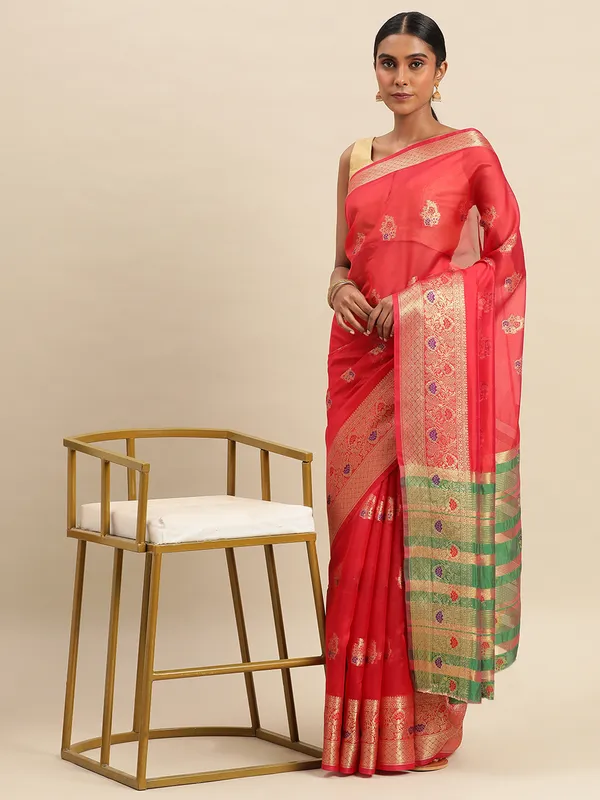 Rani_Organza_Silk_Saree