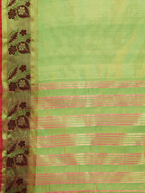 Mehendi_Cotton_Silk_Saree