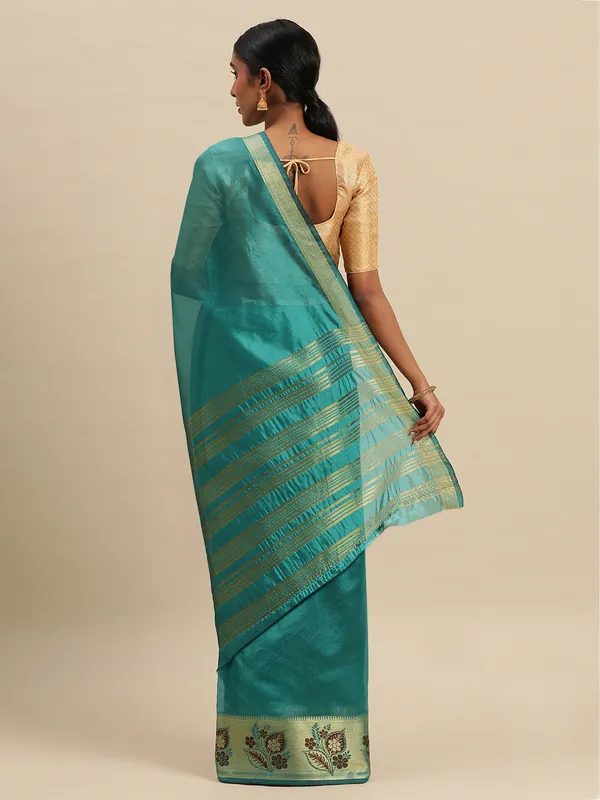 Morpich_Cotton_Silk_Saree
