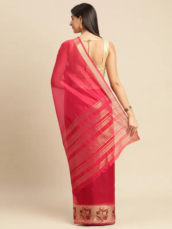 Red_Cotton_Silk_Saree