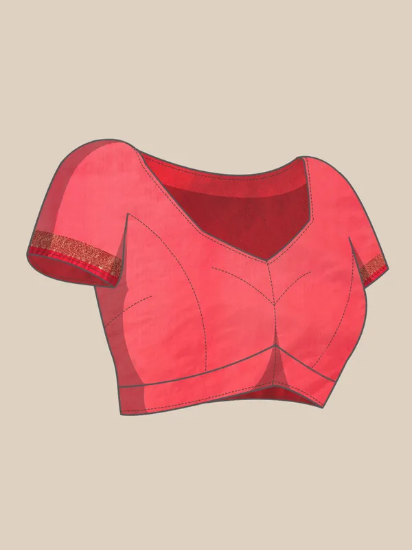 Red_Cotton_Silk_Saree