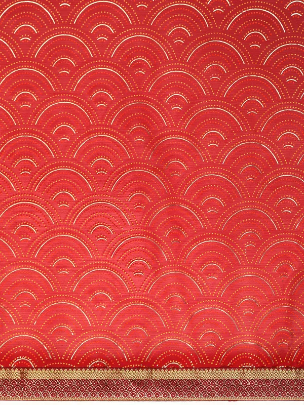 Indian_Women_Maroon_Zomato_Full_Saree_Fancy_Border_with_bandhni_print_Beautiful_saree