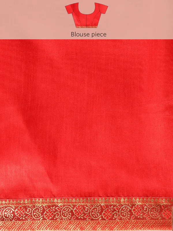 Vichitra_Silk_Full_Saree_Fancy_Border_With_Swaroski_Butta