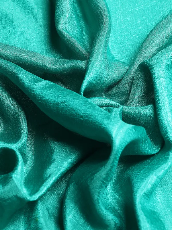Vichitra_Silk_Full_Saree_Fancy_Border_With_Swaroski_Butta