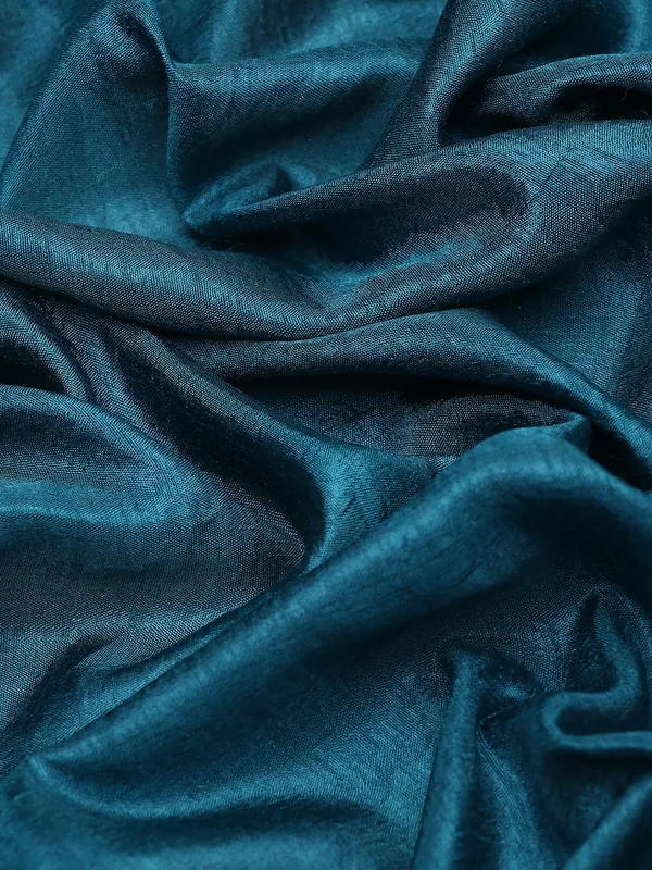 Vichitra_Silk_Full_Saree_Fancy_Border_With_Swaroski_Butta