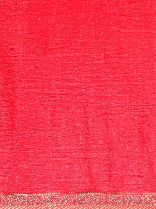 Vichitra_Silk_Full_Saree_Fancy_Border_With_Swaroski_Butta