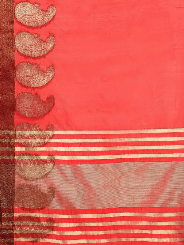 Red_Shimmer_Silk_Saree