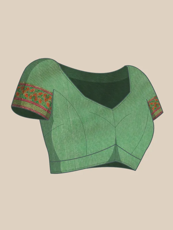 Gajari_Cotton_Silk_Saree