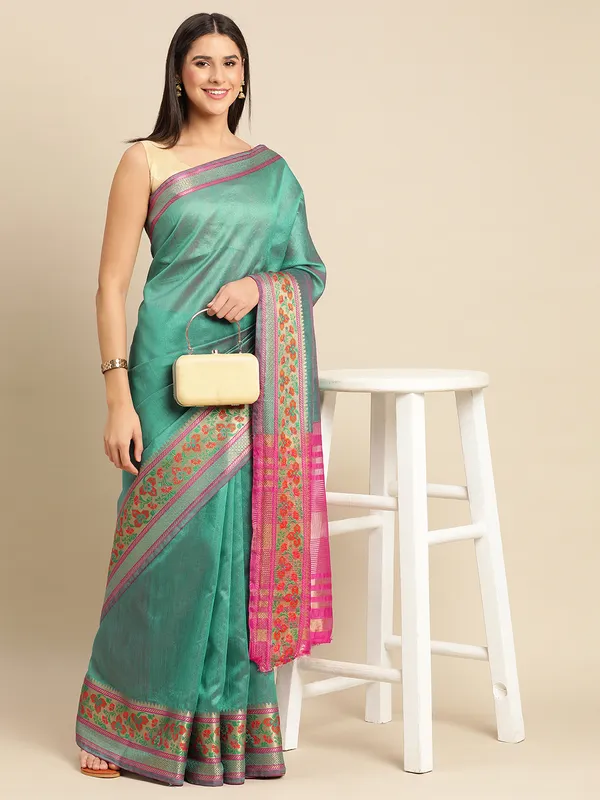 Rama_Cotton_Silk_Saree