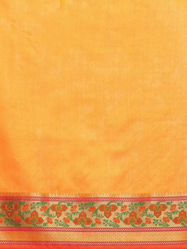 Yellow__Cotton_Silk_Saree