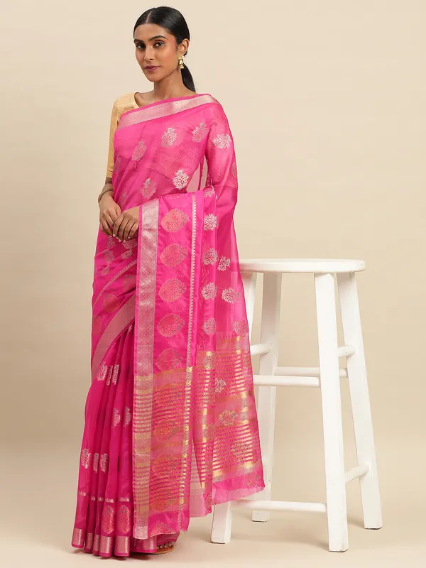 Rani_Organza_Silk_Saree