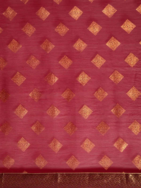 Indian_Women_Purple_Zomato_Full_Saree_Fancy_Border_Beautiful_saree