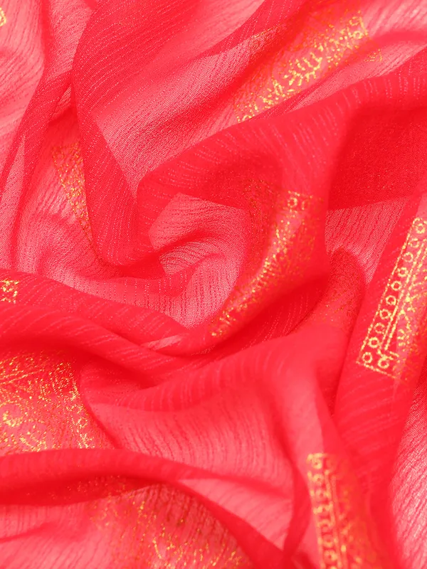 Indian_Women_Pink_Zomato_Full_Saree_Fancy_Border_Beautiful_saree