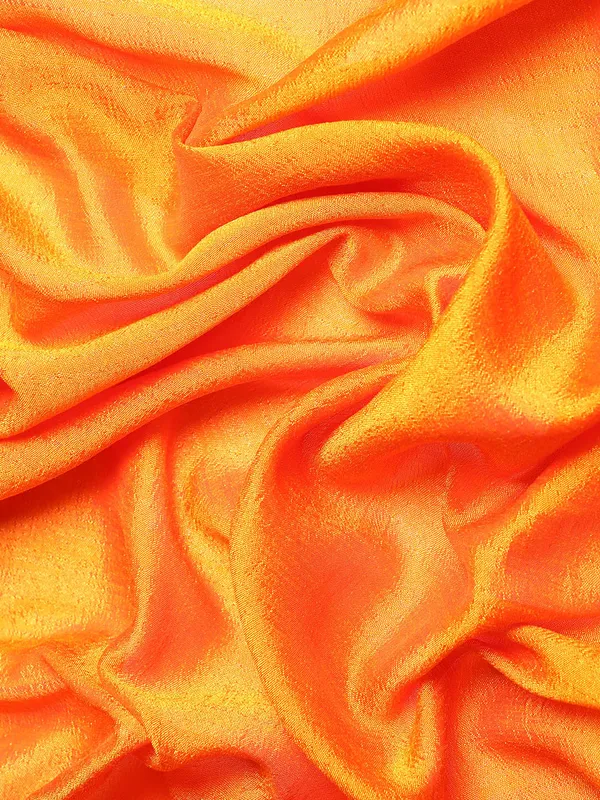 Yellow_Vichitra_Silk_Fancy_Border_with_Fancy_Blouse_Beautiful_Saree