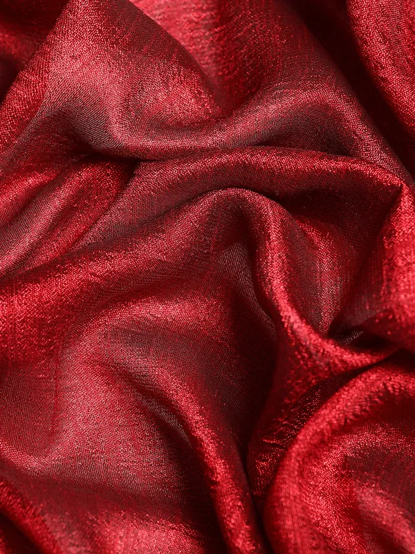Maroon_Vichitra_Silk_Fancy_Border_with_Fancy_Blouse_Beautiful_Saree