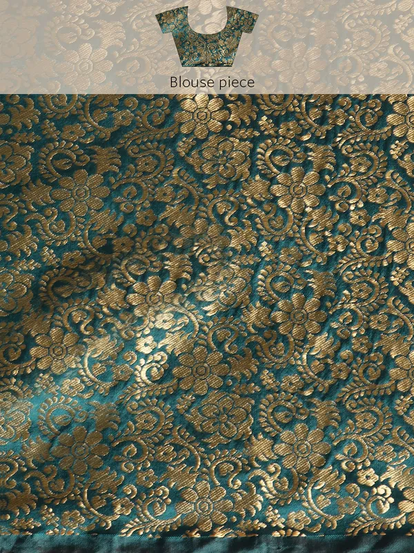 Blue_Vichitra_Silk_Fancy_Border_with_Fancy_Blouse_Beautiful_Saree