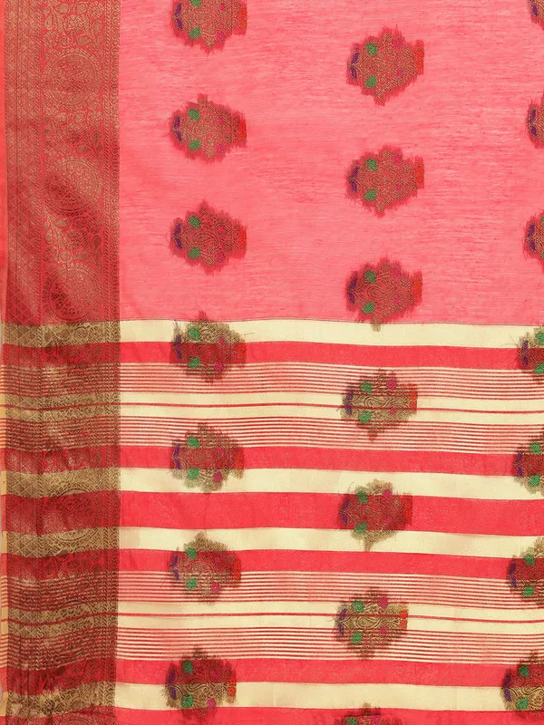 Gajari_Cotton_Silk_Saree