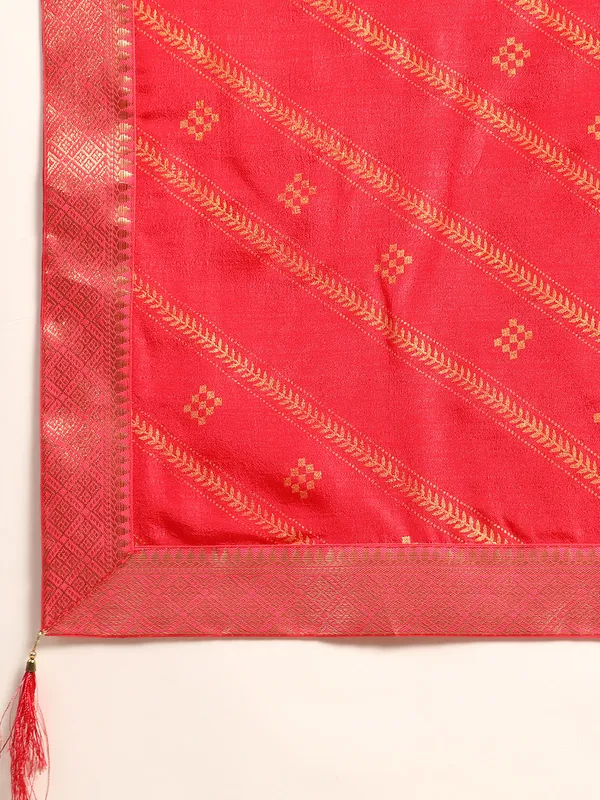 Indian_Women_Pink_Vichitra_Silk_Foil_Work