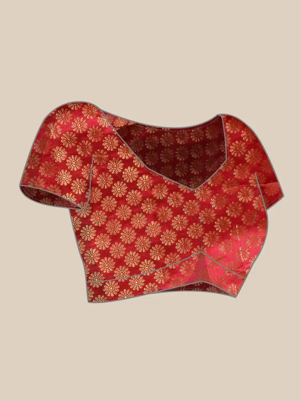 Indian_Women_Pink_Vichitra_Silk_Foil_Work