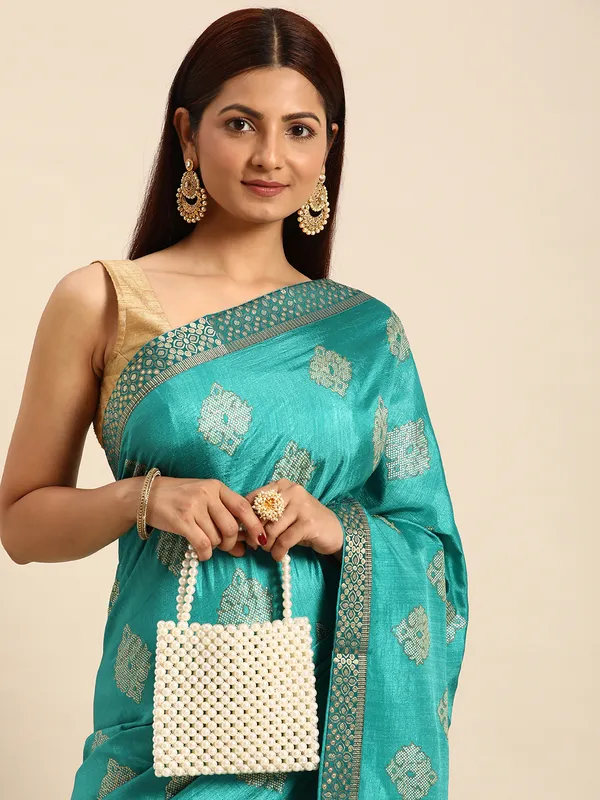 Komal_Silk__Saree_Fancy_Border_With_Foil