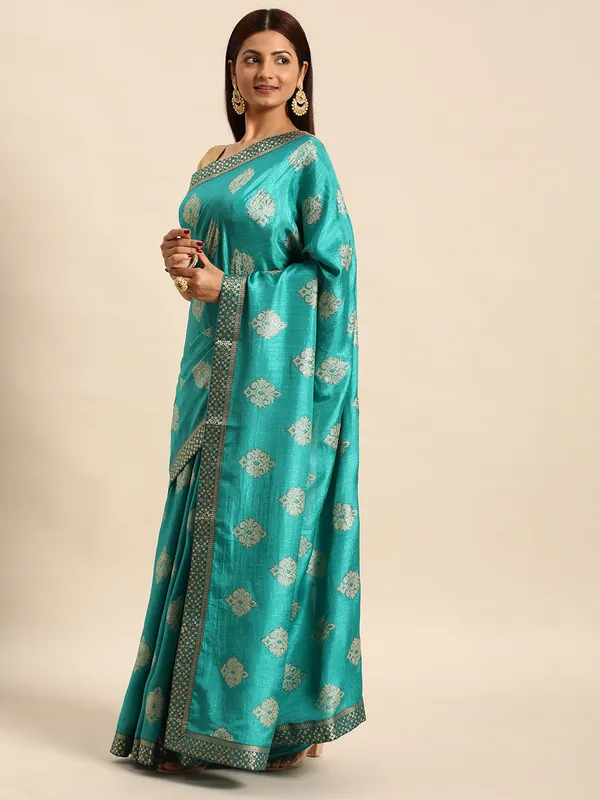Komal_Silk__Saree_Fancy_Border_With_Foil
