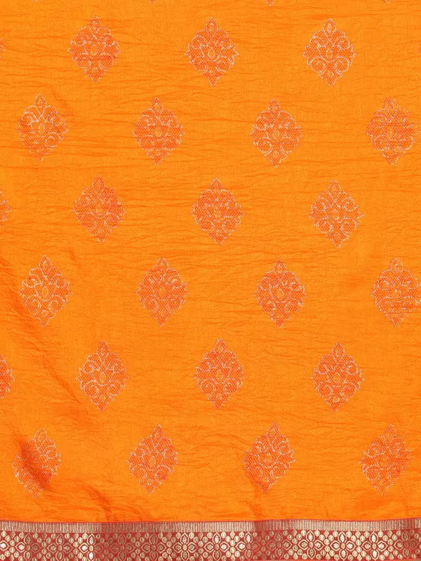 Yellow_Komal_Silk__Saree_Fancy_Border_With_Foil