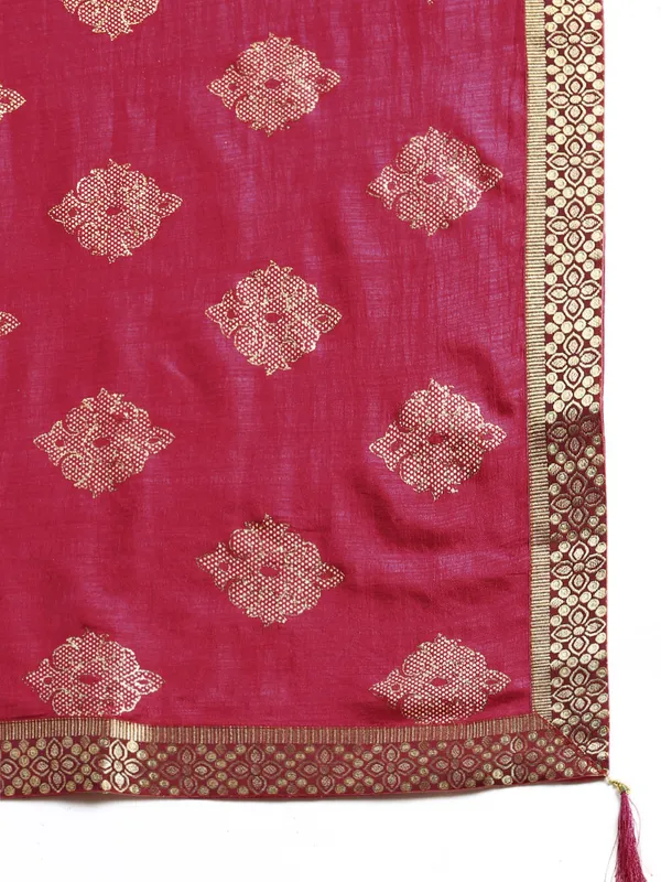 Purple_Komal_Silk__Saree_Fancy_Border_With_Foil