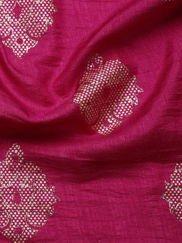 Purple_Komal_Silk__Saree_Fancy_Border_With_Foil