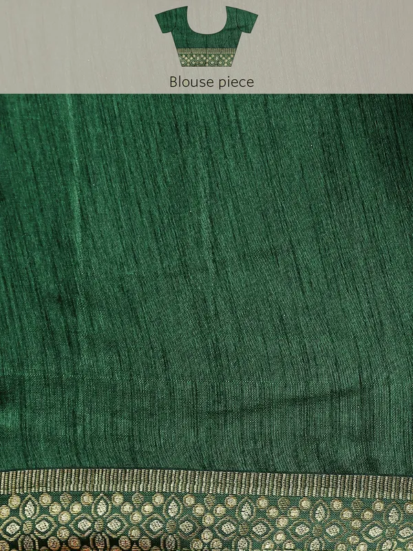 Green__Komal_Silk__Saree_Fancy_Border_With_Foil