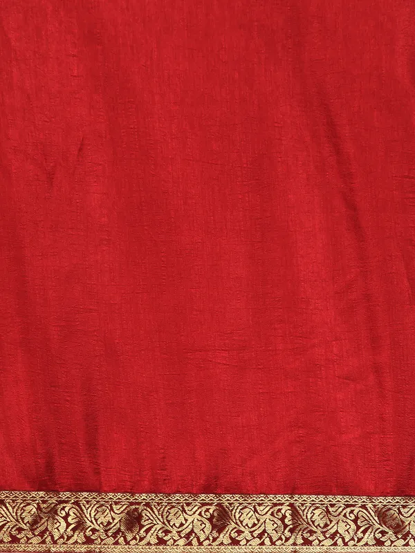 Maroon__Vichitra_Silk__Saree_Fancy_Border