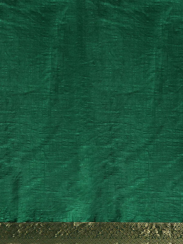 Green__Vichitra_Silk__Saree_Fancy_Border