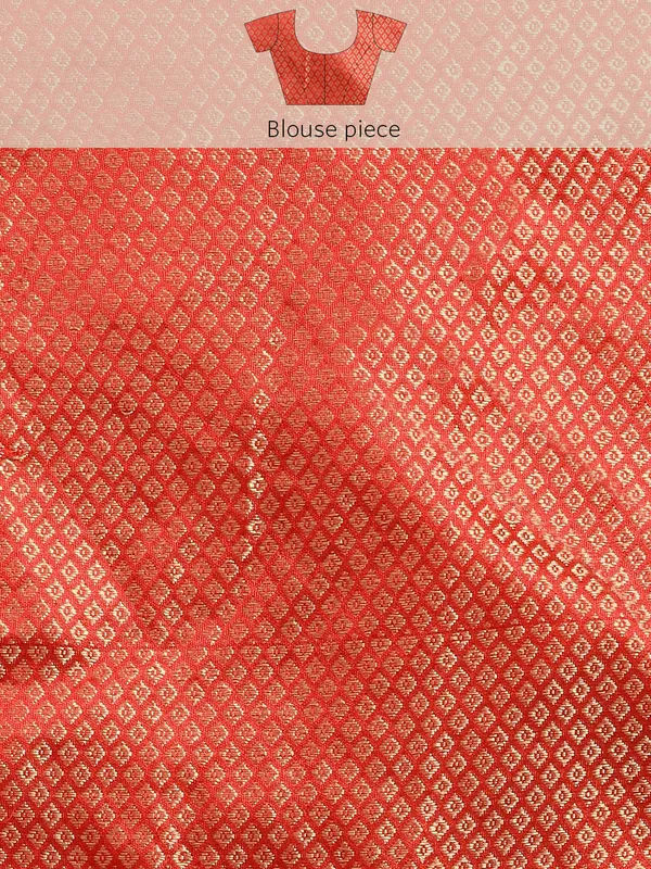 Indian_Women_Red_Shimmer__Full_Saree_Fancy_Border_with_sequence_work_Beautiful_saree