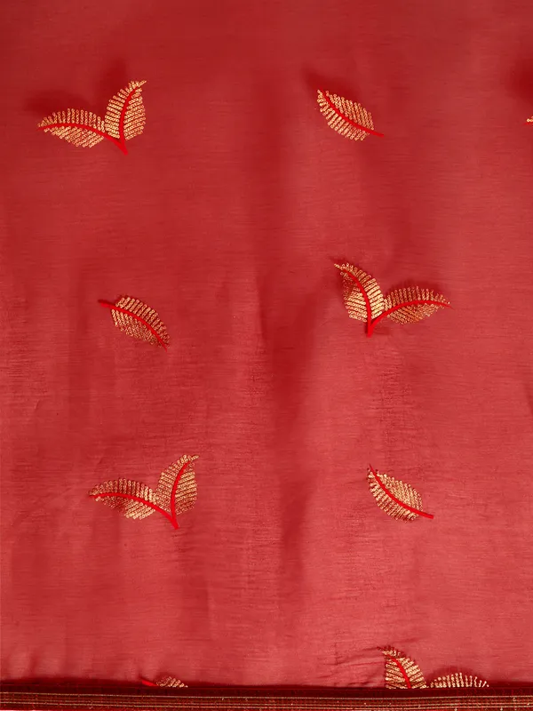 Indian_Women_Brwon__Shimmer__Full_Saree_Fancy_Border_with_sequence_work_Beautiful_saree