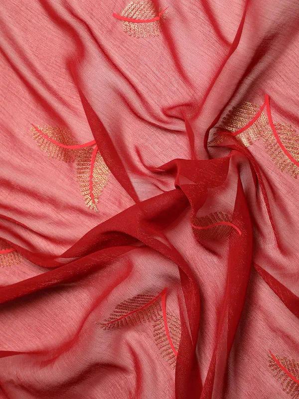 Indian_Women_Brwon__Shimmer__Full_Saree_Fancy_Border_with_sequence_work_Beautiful_saree