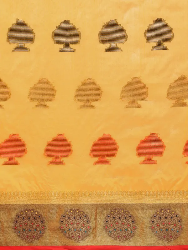 Gold_Organza_Silk_Saree