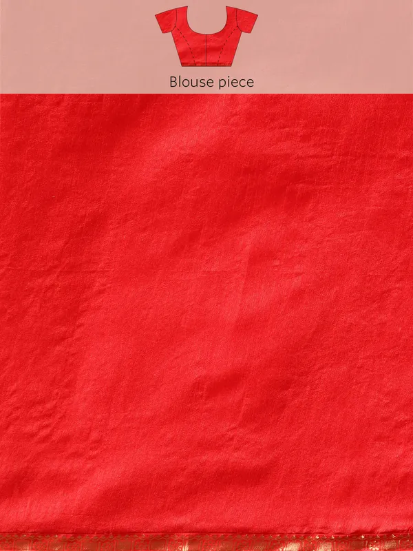 Indian_Women_Red_Zomato_Bandhani_Foil_Work_Beautiful_Saree